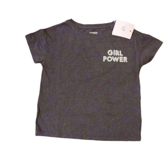 More Than Magic T Shirt Girls Size XS Gray “Girl Power” Graphic Tee Short Sleeve - Picture 7 of 8